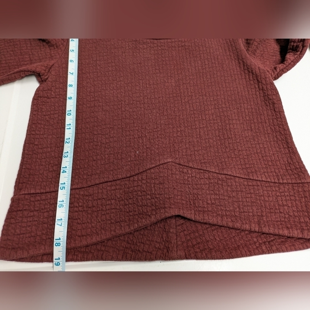 COKLUCH Riviere women's pullover - Cassis Crinkle size XS - Picture 8 of 12